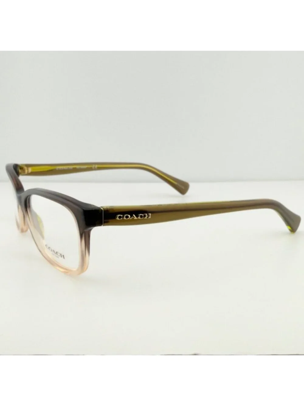 Coach HC6089 5400 Eyeglasses Frames Olive Brown Gradient 51-16-135